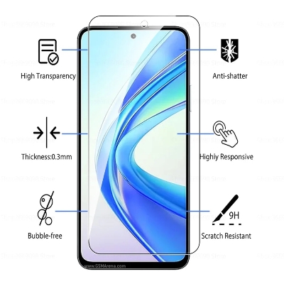 Picture of For Honor X7B 2in1 Camera Film Screen Protector for Honer X7B X7b 6.8 inch Tempered Glass Protector