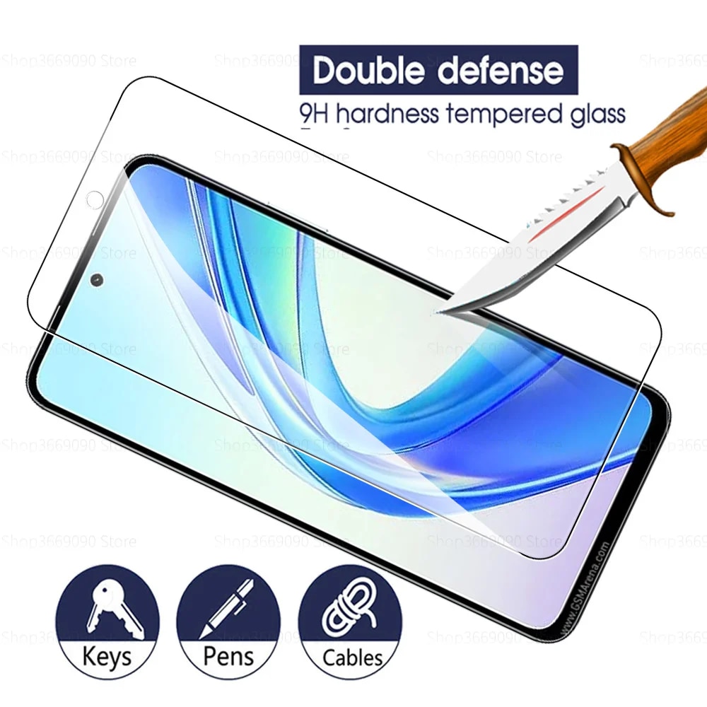 Picture of For Honor X7B 2in1 Camera Film Screen Protector for Honer X7B X7b 6.8 inch Tempered Glass Protector