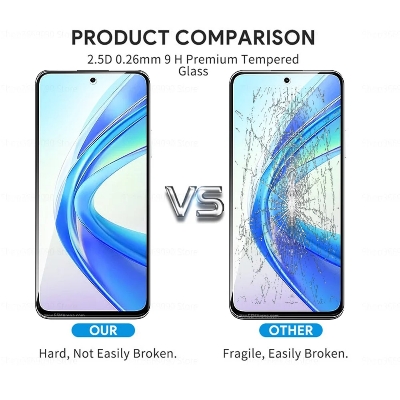 Picture of For Honor X7B 2in1 Camera Film Screen Protector for Honer X7B X7b 6.8 inch Tempered Glass Protector