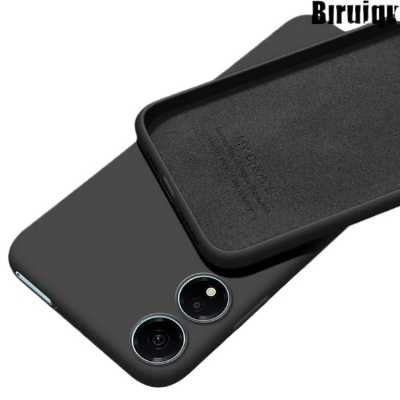 Picture of For Honor X5 Plus Soft Case Smooth Environmentally Friendly Round Edge Camera Bumper Protective Silicone Back Cover Phone Cases for Honor X5 Plus