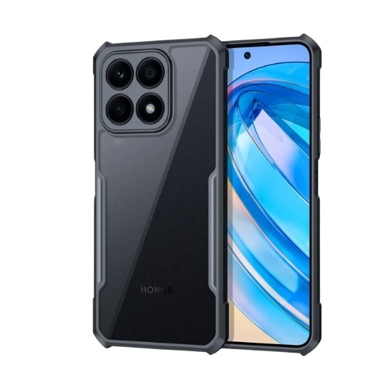 Picture of For Honor X8B Back Cover Silicone Soft Liqiud Back Cover With Handy With Camera Bump Protection 360 Degree For Honor X8B Back Case Silicone Premium Case HonorX8B