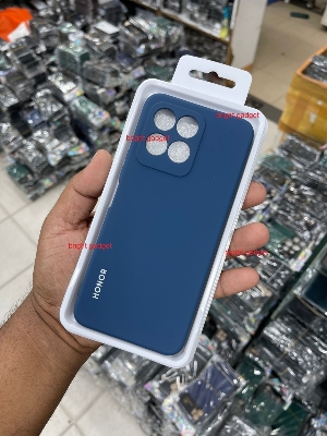 Picture of Honor X8b Liquid Silicon Case Phone Full Camera Bumper Back Shockproof Casing Soft TPU Cover