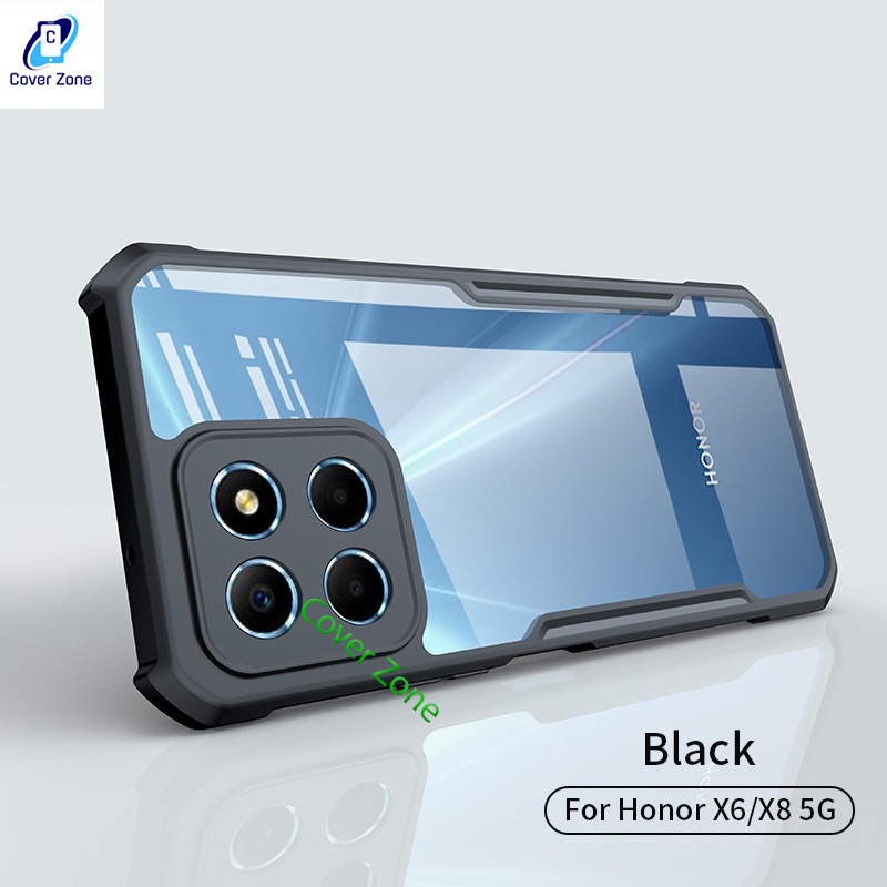 Picture of For Honor X6 / Honor X8 5G Xunddu Bumper Case Reinforced Corner with Shock-Proof Transparent Full Air Protection Back Cover