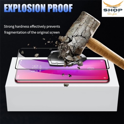 Picture of Infinix Hot 12 - ( 6.82 inches ) Premium Quality 6D Full Cover Glass HD Clear Scratchproof Tempered Glass Screen Protector ......