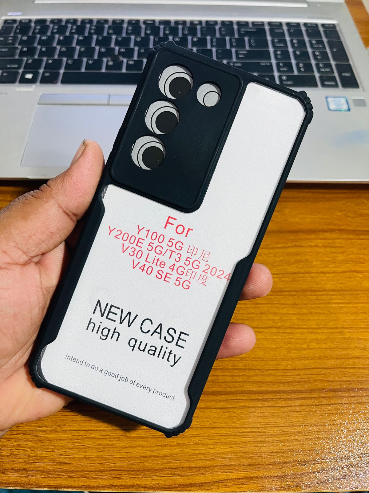 Picture of For Vivo Y200e / T3 5G 2024 / V30Lite 4g Back Cover Xundd Fusion Tranparent Shockproof With Camera Bump Portective Premium Luxury Back Case