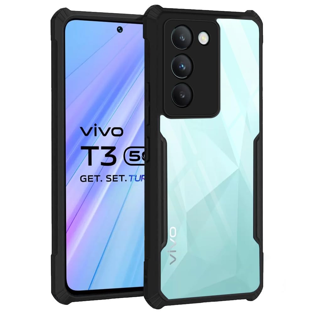 Picture of For Vivo Y200e / T3 5G 2024 / V30Lite 4g Back Cover Xundd Fusion Tranparent Shockproof With Camera Bump Portective Premium Luxury Back Case