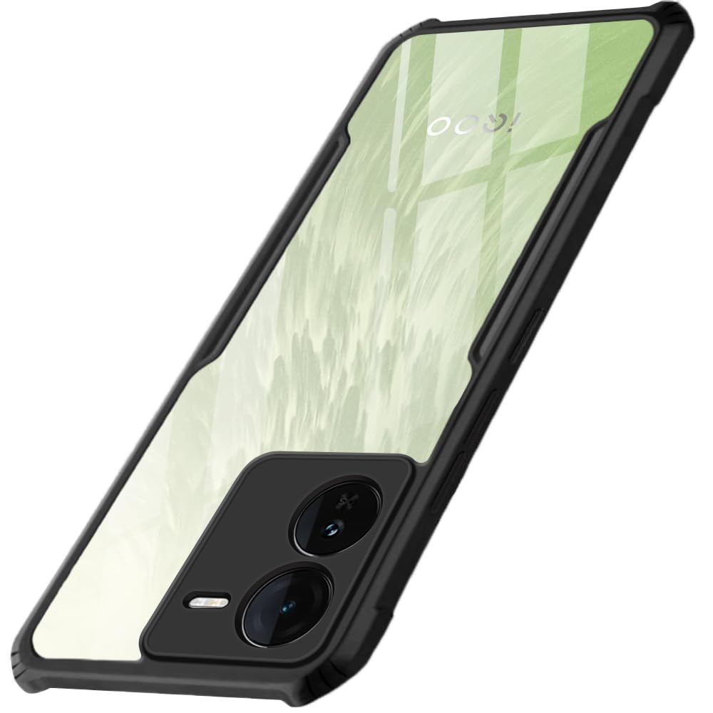 Picture of For vivo iQOO Z9 5G Xundd Airbags Soft TUP Bumper Shockproof Shell Back Clear Camera and Screen Protective Phone Cover