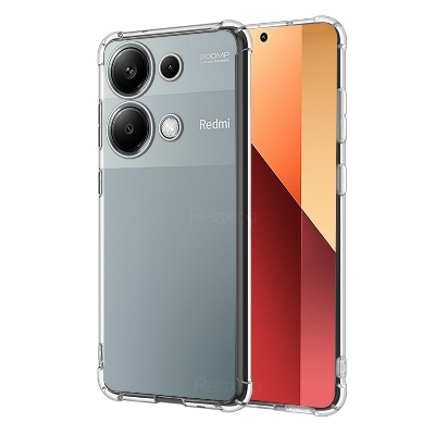 Picture of For Xiaomi Redmi Note 13 Pro 4G Global Edition/Poco M6 Pro 4G Thickened Transparent Dropproof Phone Back Cover for Mi Poco X6 Pro 2024 Full Lens Phone Case