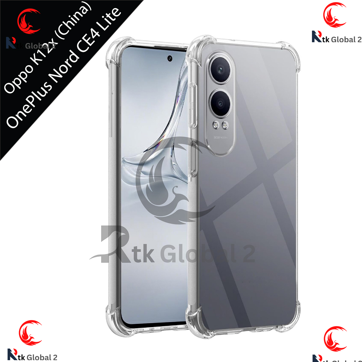 Picture of TPU Case OnePlus Nord CE4 Lite Case For Oppo K12x (China) Bumper Case with Clear Soft TPU Protective Phone Cover