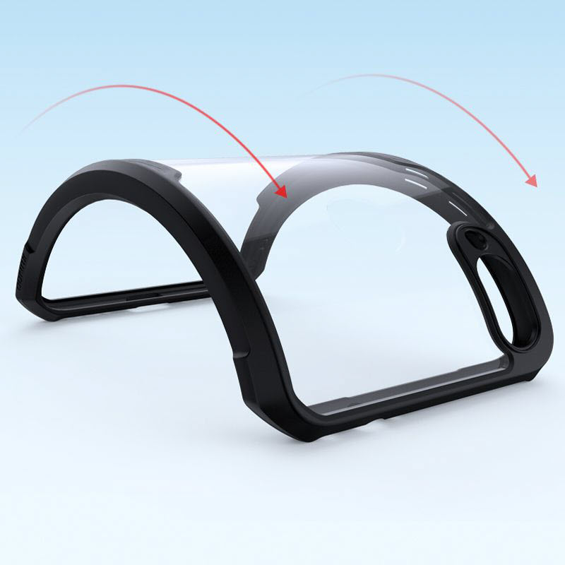 Picture of for Xiaomi Poco M6 Pro 4G Case Air Cushion Hard Clear Shockproof Back Cover