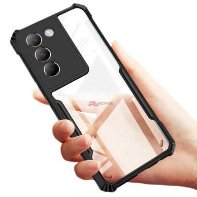 Picture of PlusCase for Vivo Y100 / V40 SE 5G / V30 Lite 4G Case Air Cushion Hard Clear Shockproof Back Cover