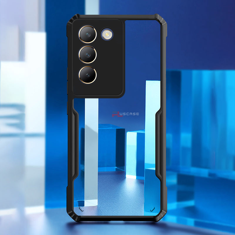 Picture of PlusCase for Vivo Y100 / V40 SE 5G / V30 Lite 4G Case Air Cushion Hard Clear Shockproof Back Cover