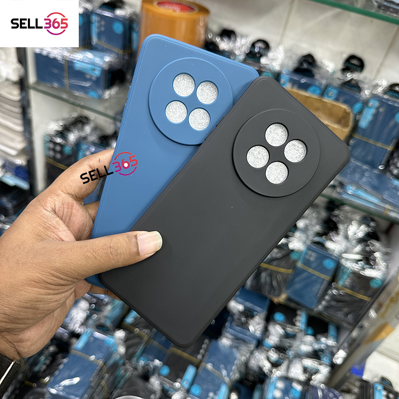 Picture of For Realme 12X 5G Matte Finish Silicone with Inside Fiber Cloth Phone Back cover