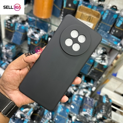 Picture of For Realme 12X 5G Matte Finish Silicone with Inside Fiber Cloth Phone Back cover