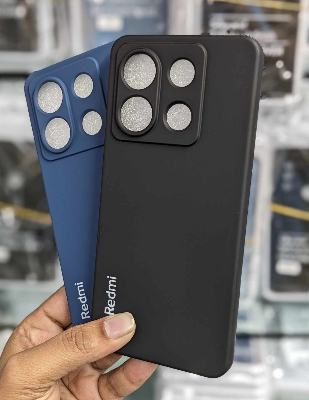 Picture of For Xiaomi Poco X6 Luxury Silicon Protect Back Cover Soft Case - Camera