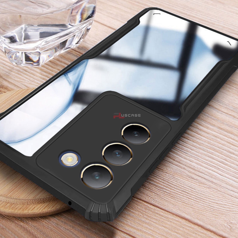 Picture of PlusCase for Vivo Y100 / V40 SE 5G / V30 Lite 4G Case Air Cushion Hard Clear Shockproof Back Cover