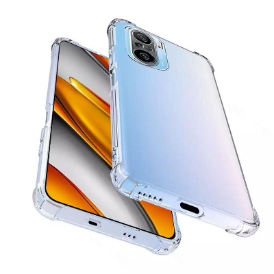 Picture of Xiaomi Redmi K40 Premium Silicone Case Crystal Clear Soft TPU Ultra-Thin Transparent Flexible Protective Mobile Phone Back Cover