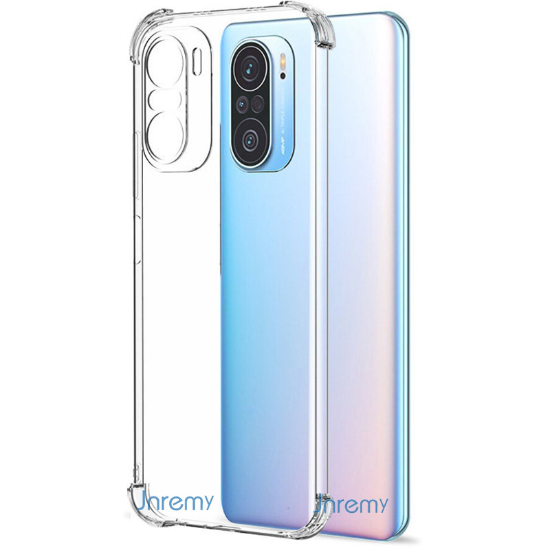 Picture of For Xiaomi Poco F3 Silicone Airbag cover Shockproof Transparent Protective Clear Back Cover TPU Case Cover