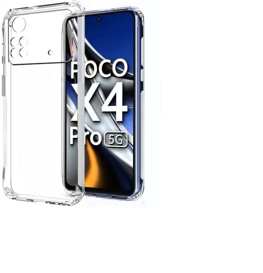Picture of Xiaomi Poco X4 Pro 5G TPU Back Cover Shockproof Silicone Bumper - Transparent