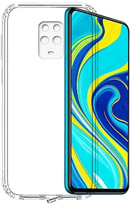 Picture of For Xiaomi Poco M2 Pro Premium Silicone Case Crystal Clear Soft TPU Ultra-Thin Transparent Flexible Protective Mobile Phone Back Cover