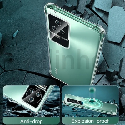 Picture of For Xiaomi Redmi K50/Xiaomi Redmi K50 Pro Shockproof Bumper Case with Clear Soft TPU Protective Phone Cover Anti-Scratch