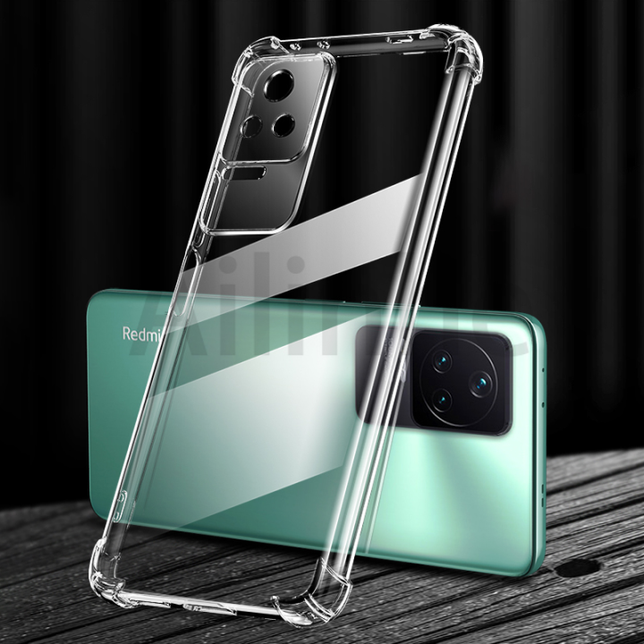 Picture of For Xiaomi Redmi K50/Xiaomi Redmi K50 Pro Shockproof Bumper Case with Clear Soft TPU Protective Phone Cover Anti-Scratch