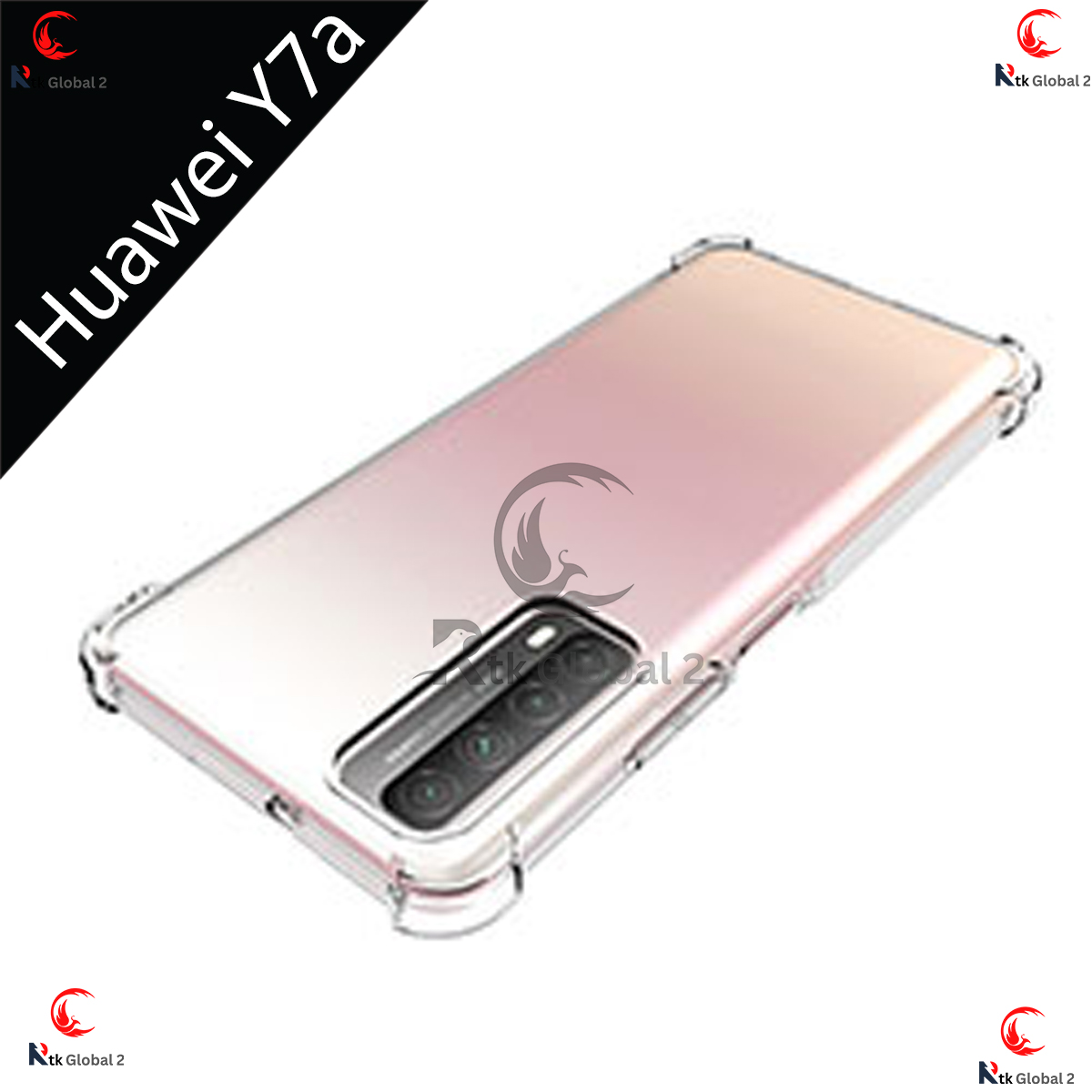 Picture of For Huawei Y7a / Huawei P smart 2021 / Clear Thin Soft TPU Silicone Back Cover Case