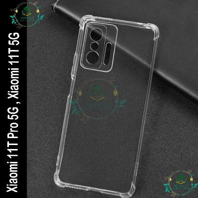 Picture of Transparent back cover For Xiaomi 11T Pro 5G , Xiaomi 11T 5G Luxury transparent Protect Back Cover Soft Case