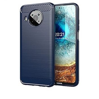 Picture of For Nokia X10 / X20 Carbon Fiber Bumper Phone Case Back Cover Coque Shockproof Protective