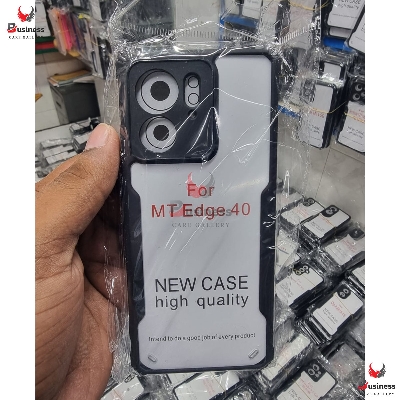 Picture of For Motorola Edge 40 Xunddu Bumper Case Reinforced Corner with Shock-Proof Transparent Full Air Protection Back Cover