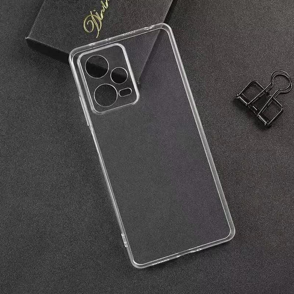 Picture of For Xiaomi Redmi Note 12 Pro Plus 5G Premium Silicone Case Crystal Clear Soft TPU Ultra-Thin Transparent Flexible Protective Mobile Phone Back Cover