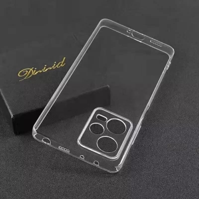 Picture of For Xiaomi Redmi Note 12 Pro Plus 5G Premium Silicone Case Crystal Clear Soft TPU Ultra-Thin Transparent Flexible Protective Mobile Phone Back Cover