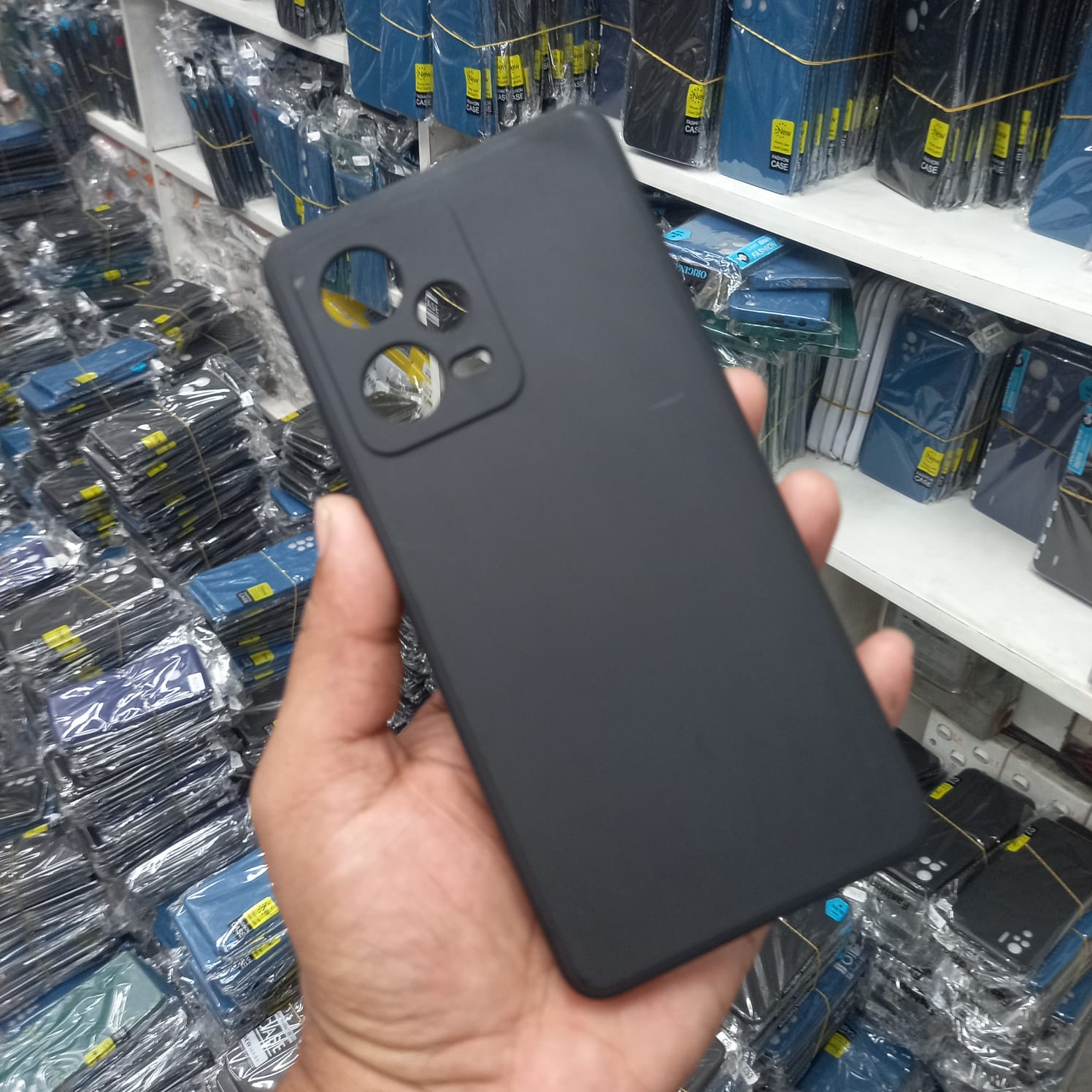 Picture of For Xiaomi Redmi poco F5 Heavy Strong Liquid Silicone Soft Gel Rubber Shockproof Back Cover Mobile back cover