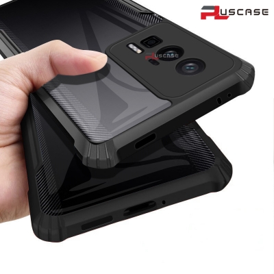 Picture of PlusCase for Xiaomi Poco F5 Pro 5G Case Air Cushion Hard Clear Shockproof Back Cover
