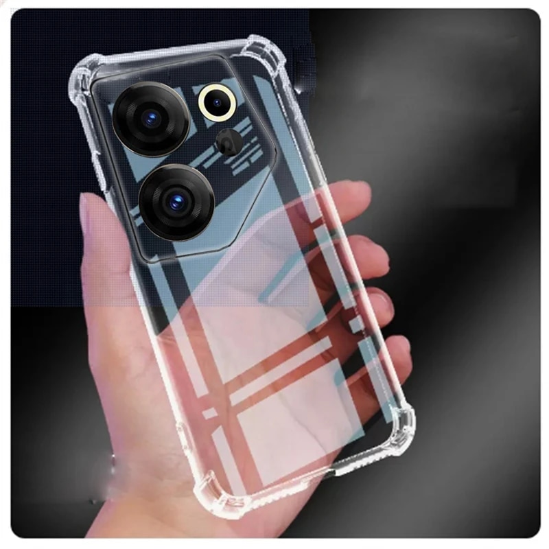 Picture of Protective TPU Soft Case Cover for TECNO CAMON 20 PREMIER 5G Shockproof Silicone Ultra Thin Clear Soft TPU Phone Case
