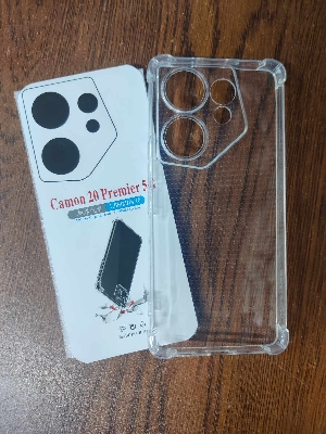 Picture of Protective TPU Soft Case Cover for TECNO CAMON 20 PREMIER 5G Shockproof Silicone Ultra Thin Clear Soft TPU Phone Case