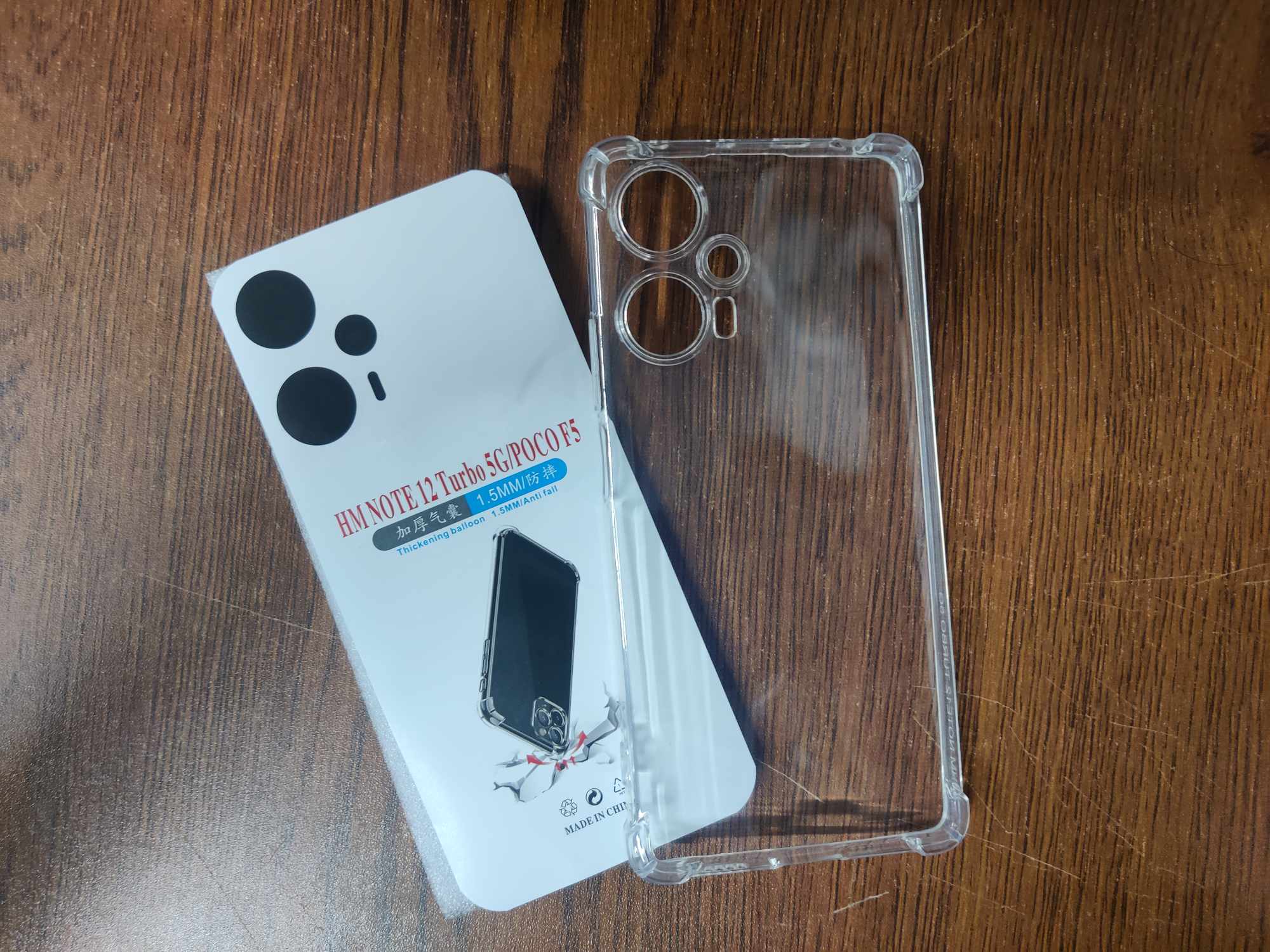 Picture of poco f5 / note 12 turbo 5g soft clear transparent back cover