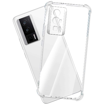 Picture of For Xiaomi Redmi K60 / Redmi K60 Pro / Poco F5 Pro Premium Silicone Case Crystal Clear Soft TPU Ultra-Thin Transparent Flexible Protective Mobile Phone Back Cover