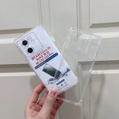 Picture of For Xiaomi Redmi K60 Ultra / Xiaomi 13T 5G / Xiaomi 13T PRO 5G Softcase Camera Protection Premium Case Transparent Clear Phone Case Back Cover