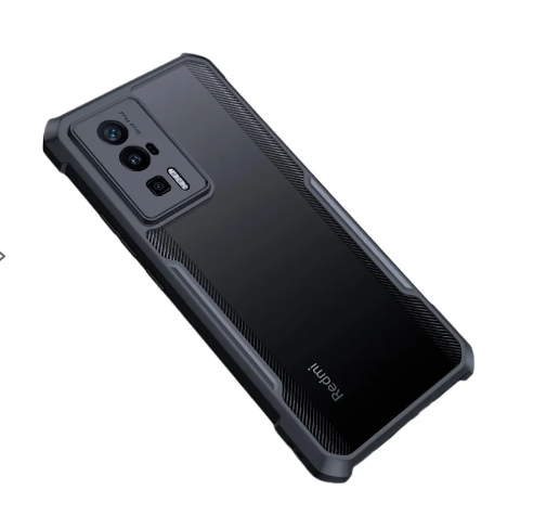 Picture of For Xiaomi Poco F5 Pro / Redmi K60 / Redmi K60 PRO NEW Shockproof TPU Bumper Hard Clear Acrylic Mobile Phone Case For Poco F5 Pro Back Cover