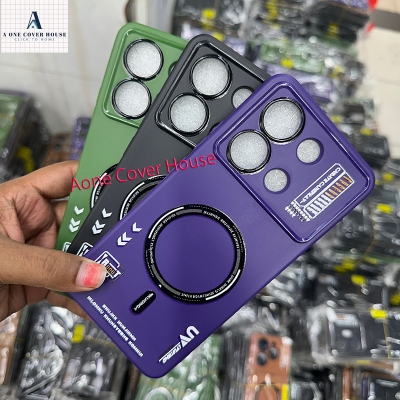 Picture of For Xiaomi Redmi Note 13 4G Soft computer magnetic wireless charging back protector back cover For Xiaomi Redmi Note 13 4G Phone Case