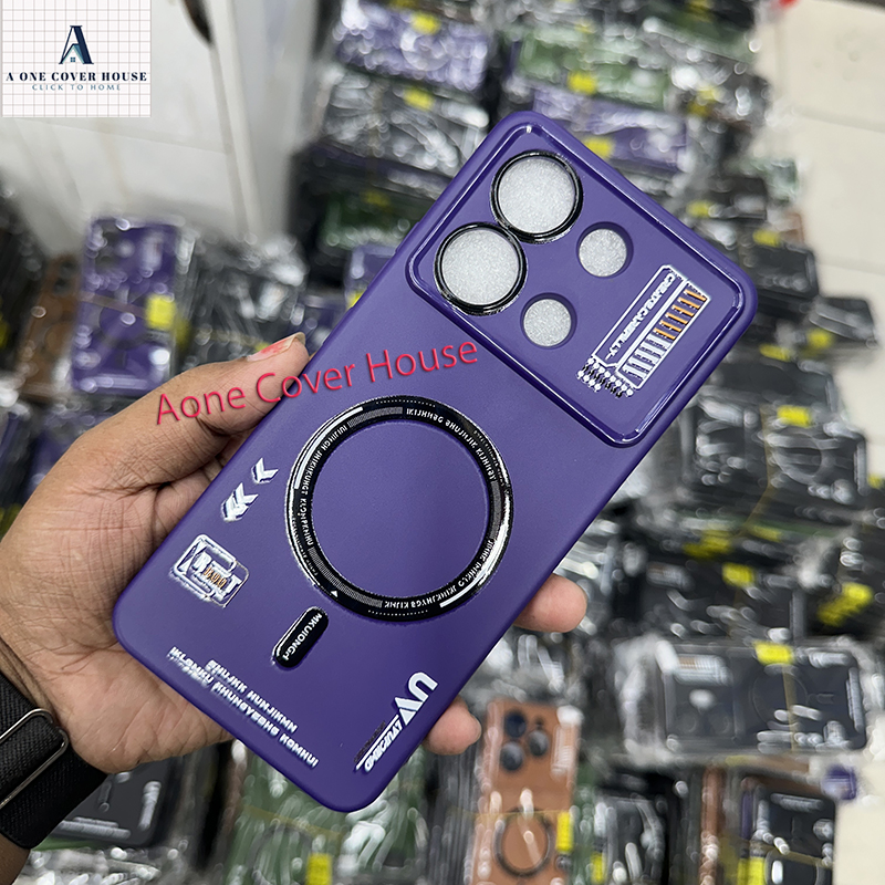 Picture of For Xiaomi Redmi Note 13 4G Soft computer magnetic wireless charging back protector back cover For Xiaomi Redmi Note 13 4G Phone Case