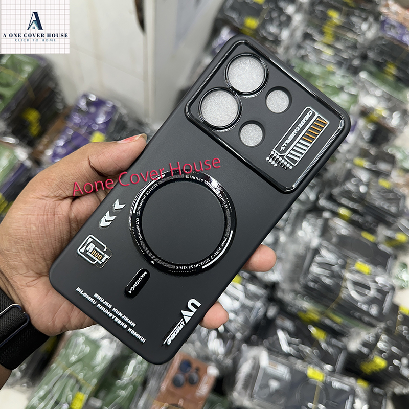 Picture of For Xiaomi Redmi Note 13 4G Soft computer magnetic wireless charging back protector back cover For Xiaomi Redmi Note 13 4G Phone Case