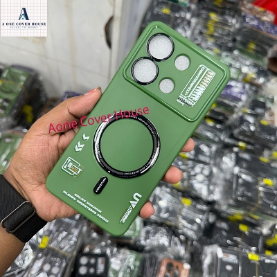 Picture of For Xiaomi Redmi Note 13 4G Soft computer magnetic wireless charging back protector back cover For Xiaomi Redmi Note 13 4G Phone Case