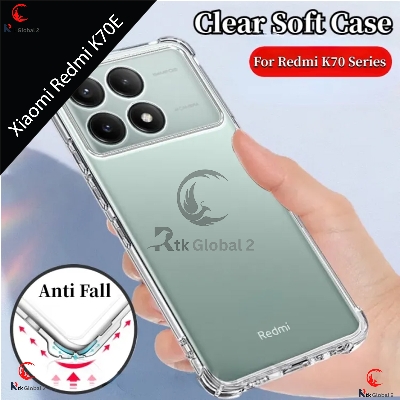 Picture of For Xiaomi Redmi K70E /Xiaomi Redmi K70 / Xiaomi Redmi K70 Pro / Flexible TPU Phone Case Clear Precision TPU Lens Cap Phone Case