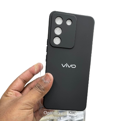 Picture of For Vivo V29e Y200 Soft Case Smooth Environmentally Friendly Round Edge Camera Bumper Protective Silicone Back Cover Phone Cases for Vivo V29e