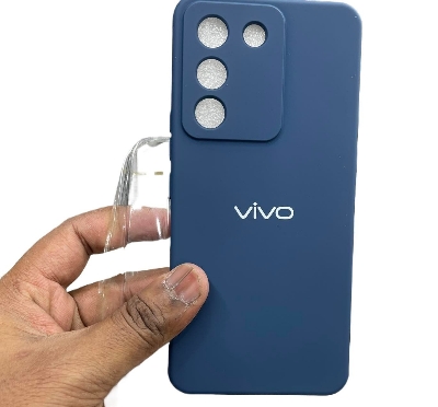 Picture of For Vivo V29e Y200 Soft Case Smooth Environmentally Friendly Round Edge Camera Bumper Protective Silicone Back Cover Phone Cases for Vivo V29e