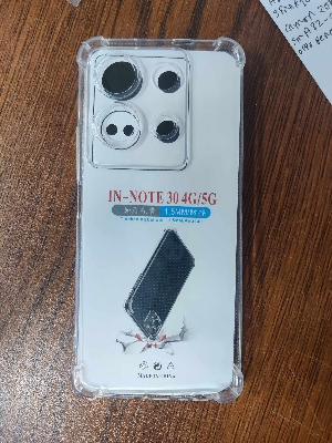 Picture of For infinix note 30 4g /5g soft clear transparent back cover