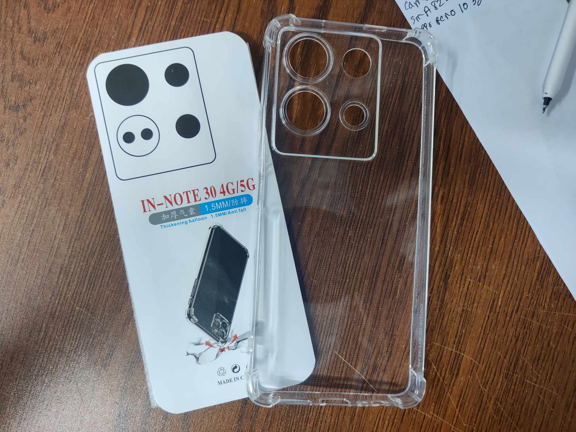 Picture of For infinix note 30 4g /5g soft clear transparent back cover