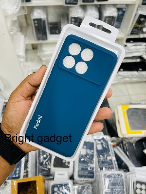 Picture of For Xiaomi Redmi K70E Silicone Back Cover Ultra Thin Soft Luxury Square Multicolor Liquid Silicone For Xiaomi Redmi K70E Phone Case